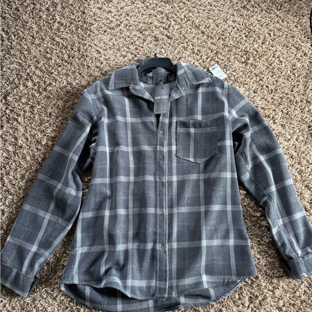 Olho Fatal Casual Button Down Shirt